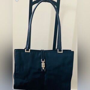 Authentic Gucci Canvas Jackie Tote